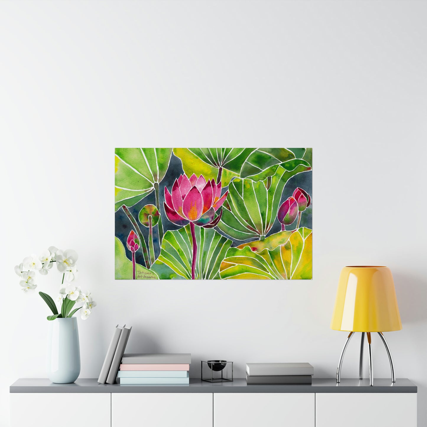 Lotus Oasis. Art Print